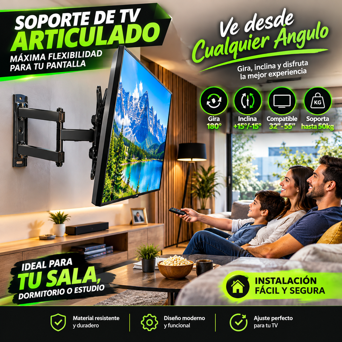 Soporte para TV "14 a 55" pulgadas