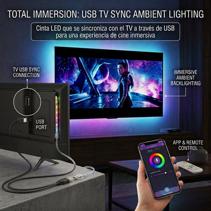 CINTA LED RGB PARA TV