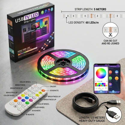 CINTA LED RGB PARA TV